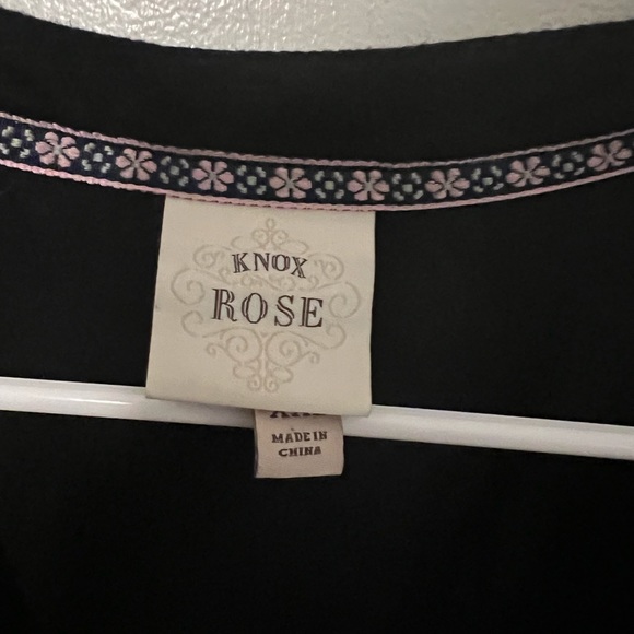 Black 3/4 peplum shirt - Picture 2 of 7